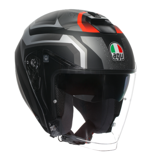 Каска за скутер AGV IRIDES ZURIGO BLACK/GREY